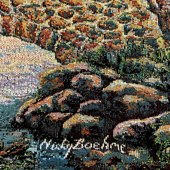 Nicky Boehme Tapestry.Large 28”x35”.Gorgeous tapestry in rich colors. - Picture 3 of 10